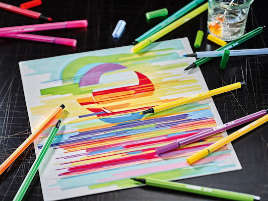 Stabilo Pen 68 Arty Маркер за Рисуване 1мм Arty St6818-1-20, 18 Colors