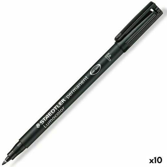 Staedtler Lumocolor Marker Permanent 0.6mm Negru