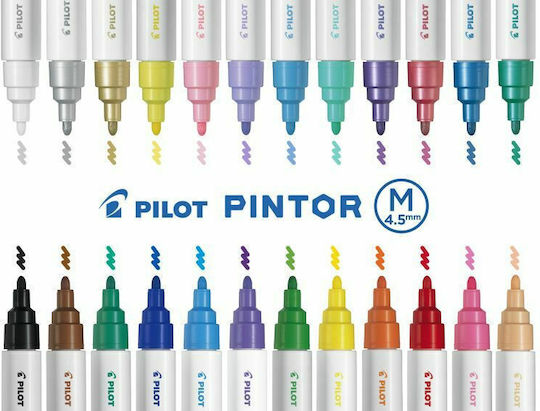 Pilot Pintor Medium Маркер за Рисуване 1.4мм Светлозелено