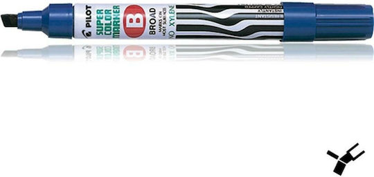 Pilot Supercolor Ανεξίτηλοι Μαρκαδόροι Μπλε 4.5mm Σετ 12τμχ