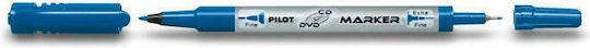 Pilot Marker Pen Markere pentru CD/DVD 2mm Albastru 12buc