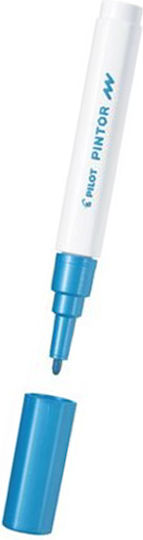 Pilot Pintor F Permanentmarker 2.8mm Blue Metallic 6Stück