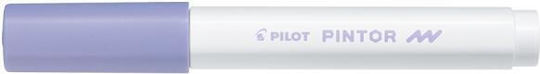 Pilot Pintor F Перманентни Маркери 2.8мм Purple Pastel 6бр