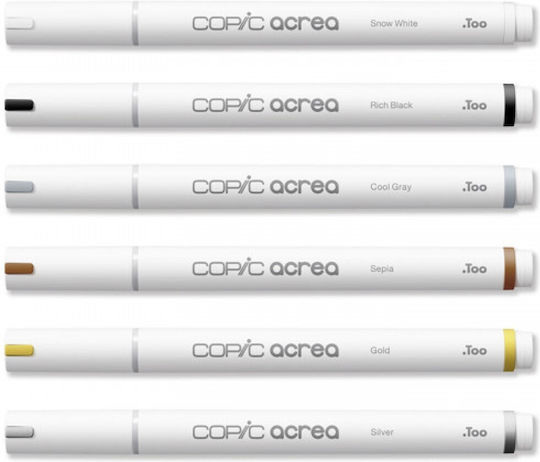Copic Μαρκαδόροι Σχεδίου Σετ 6 χρώματα