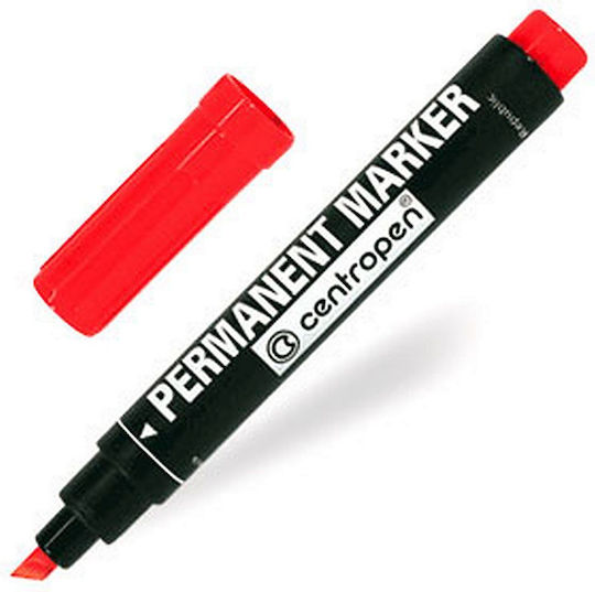 Centropen Ανεξίτηλοι Μαρκαδόροι Red Σετ 10τμχ