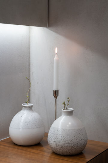 Due esse Aromatisches Kegel Kerzen Weiß 4Stücke