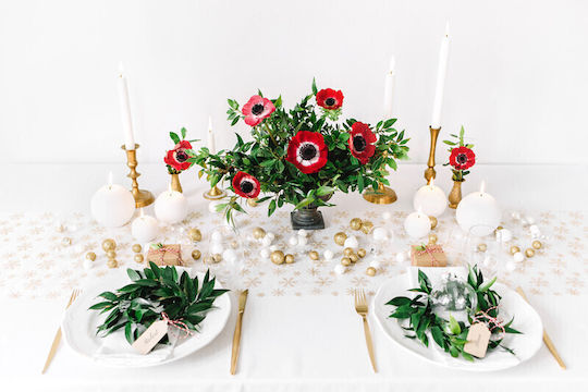 PartyDeco Декоративна Свещ Топка Бял 10бр