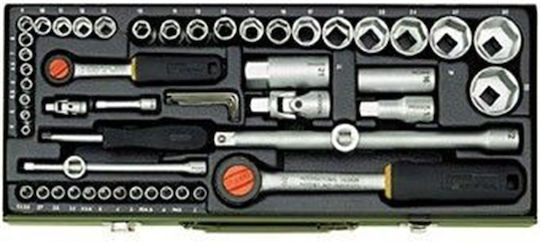 Proxxon Καστάνια με Καρυδάκια 1\4" & 1\2" 55τμχ