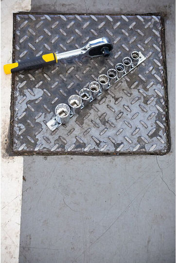 Stanley Ratschen- & Steckschlüssel-Sets 1\2" 10Stück