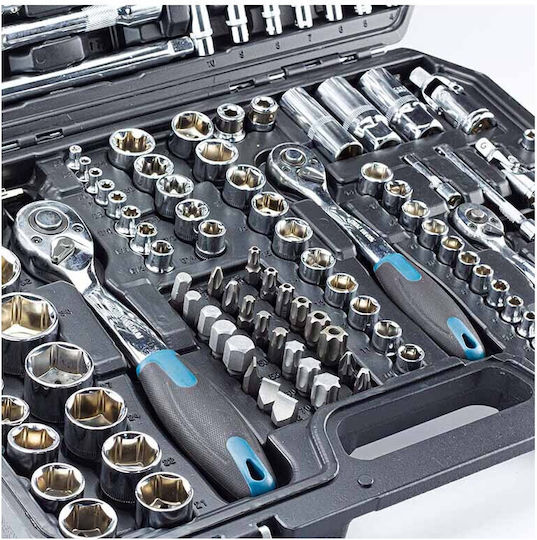 Bormann Pro BHT5200 Καστάνια με Καρυδάκια 1\2" & 1\4" & 3\8" 182τμχ