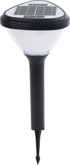 GloboStar Ηλιακό Φωτιστικό Δαπέδου Φανάρι 10W 180lm Ψυχρό Λευκό 6000K με Φωτοκύτταρο IP65