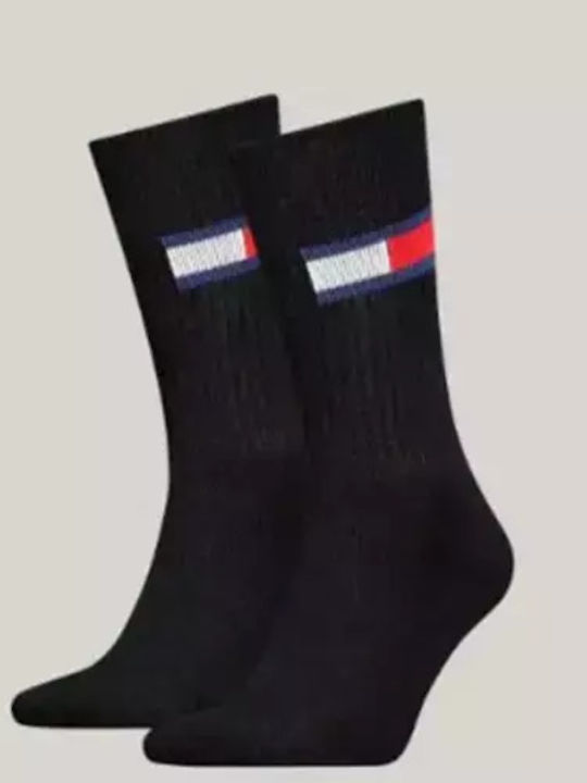 Tommy Hilfiger Ανδρικές Κάλτσες Μαύρο 2Pack Tommy Hilfiger Ανδρικές Κάλτσες Μαύρο 2Pack
