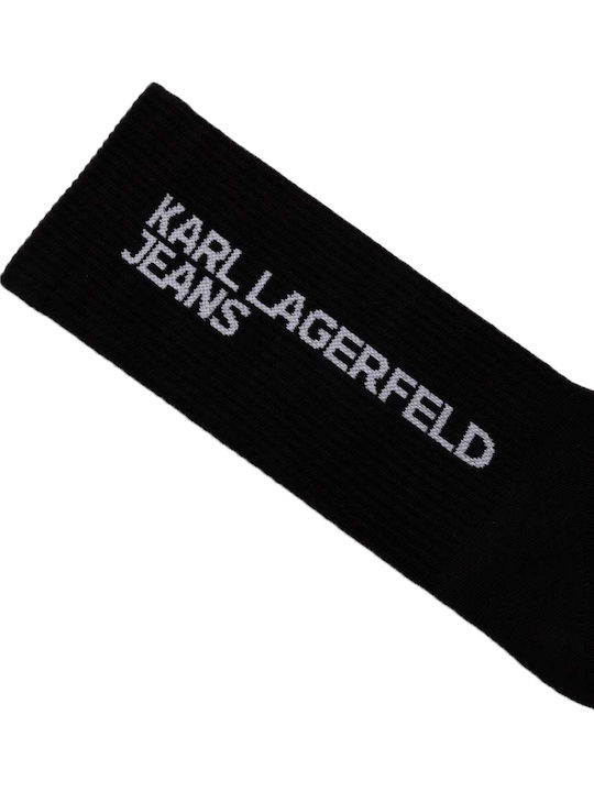 Karl Lagerfeld Чорапи Черни 2Пакет Karl Lagerfeld Чорапи Черни 2Пакет