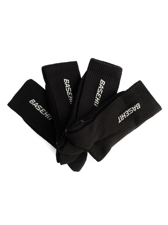 Basehit Κάλτσες Black 4Pack Basehit Κάλτσες Black 4Pack