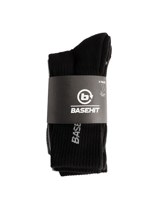 Basehit Чорапи Black 4Пакет