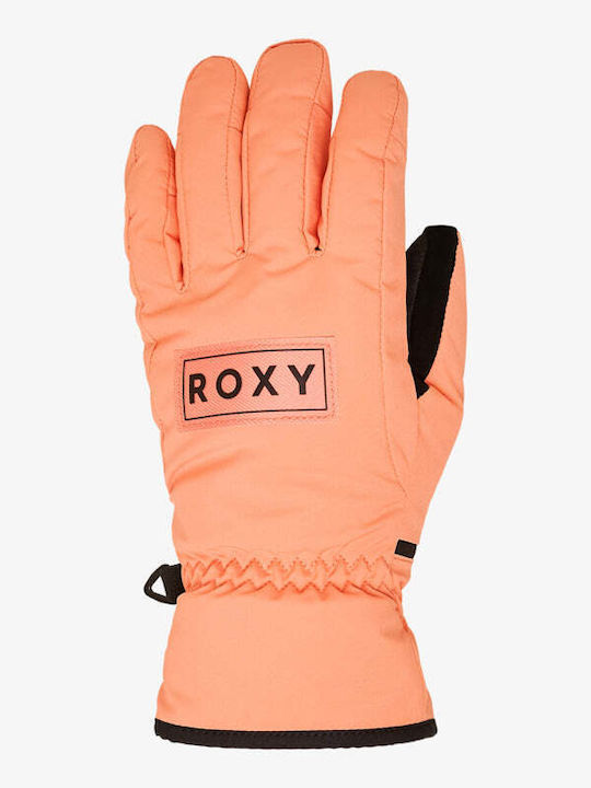 Roxy Freshfield Γυναικεία Γάντια Σκι & Snowboard Πορτοκαλί