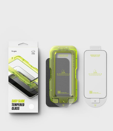 Ringke Easy Slide Full Glue Tempered Glass 2τμχ (iPhone 17 Pro)
