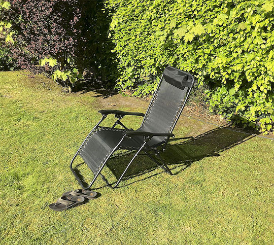 Bormann Lounger-Armchair Beach Gray 66x53x104cm Set of 2pcs