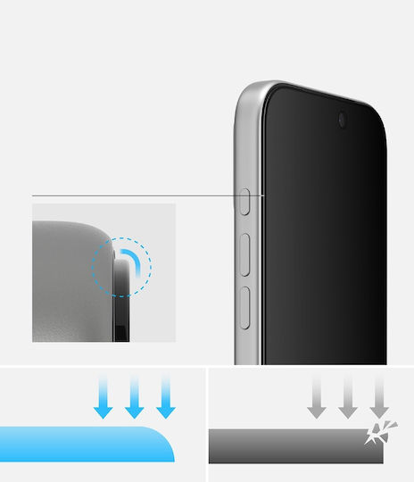 Ringke Easy Slide Privacy Gehärtetes Glas 2 Stück Iphone 17 Pro Max Schwarz