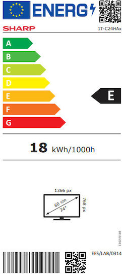 Sharp Τηλεόραση 24" HD Ready LED 24HA1205E (2025)