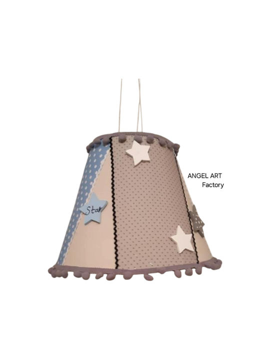 Kids Fabric Single Ceiling Light E27