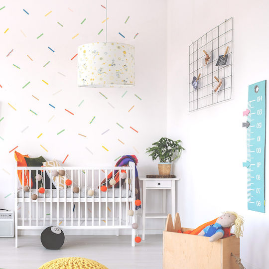 Veis Einfaches Licht Kinderdeckenleuchte Deckenleuchte 15W mit Fassung E27 Weiß 35x24cm