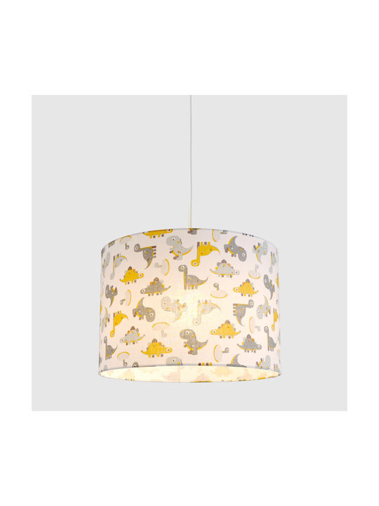 Veis Little DInos Einfaches Licht Kinderdeckenleuchte Deckenleuchte 60W mit Fassung E27 Mehrfarbig 35x24cm