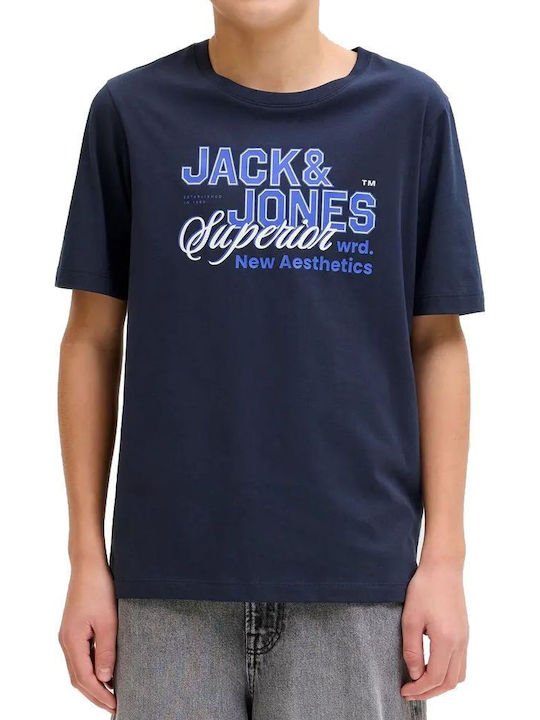 Kids' T-shirt Navy Blue Jjelogo Tee