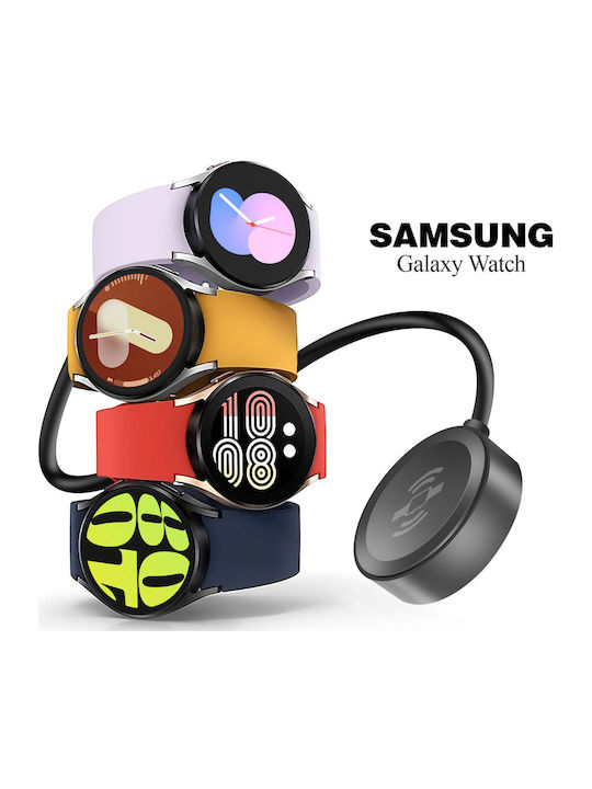 Swissten 2-in-1 Magnetic Usb-c 60w Charging Cable Galaxy Watch Smartphone Black