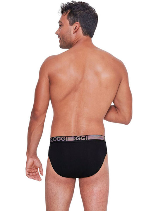 Ανδρικά Σλιπ Μπλε-μαύρο 2Pack
