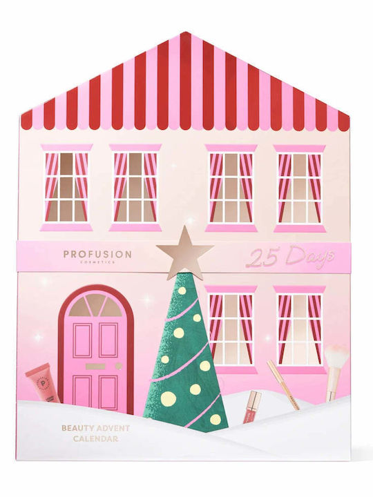Profusion Cosmetics Παλέτα Μακιγιάζ Advent Calendar για Πρόσωπο, Μάτια, Χείλη & Φρύδια 3.3gr Profusion Cosmetics Παλέτα Μακιγιάζ Advent Calendar για Πρόσωπο, Μάτια, Χείλη & Φρύδια 3.3gr