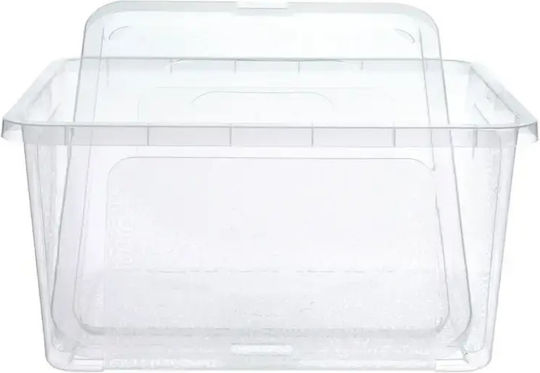 Vilde Vilde Kunststoff Aufbewahrungsbox mit Deckel Transparent 40x33x20cm