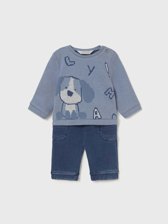 Kids' Set with Pants Winter 2pcs Light Blue
