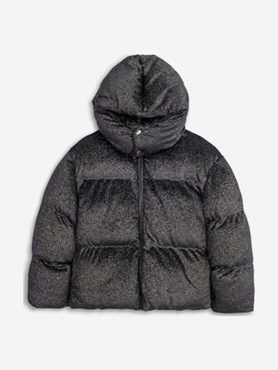 Kids' Casual Jacket with Hood Black