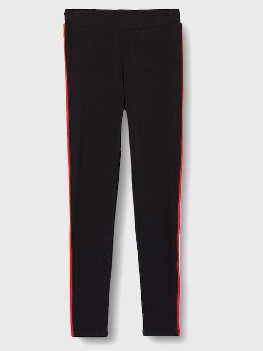 Παιδικό Κολάν Μακρύ Μαύρο Stripe Legging