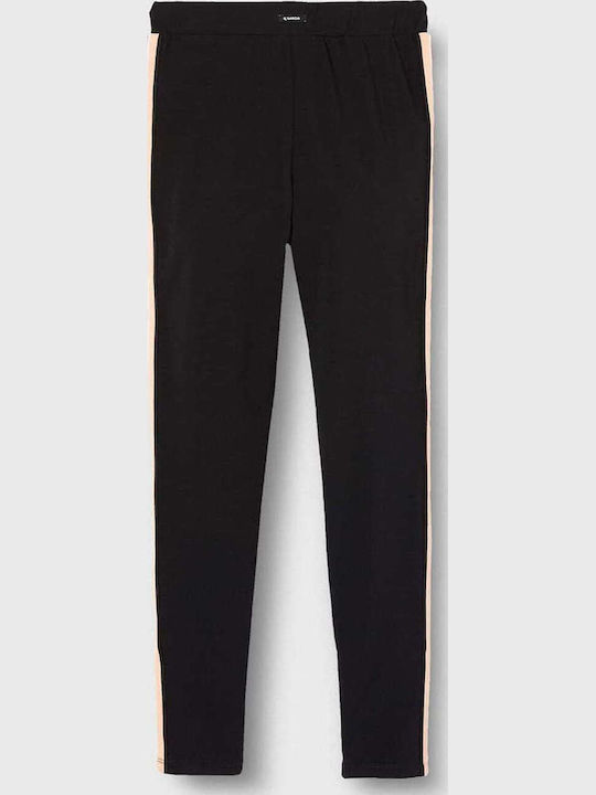 Παιδικό Κολάν Μακρύ Μαύρο Stripe Legging
