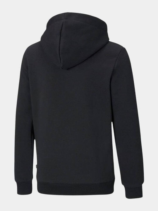 Kids Sweatshirt with Hood and Pockets Black Essentials 2