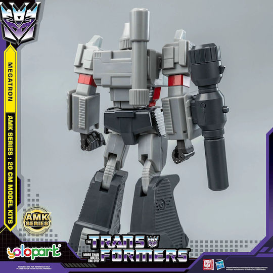 Φιγούρα Δράσης : Generation One - Amk Series: Megatron Σετ Μοντελισμού (20cm) Transformers 20εκ.