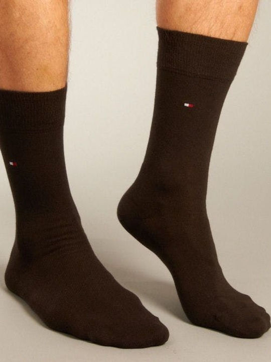 Tommy Hilfiger Herren Socken Braun 2Pack Tommy Hilfiger Herren Socken Braun 2Pack