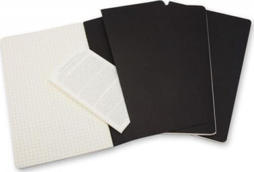 Notizbuch 32 Blätter Quadrat Schwarz