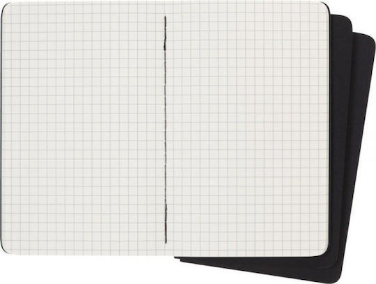 Notizbuch 32 Blätter Quadrat Schwarz