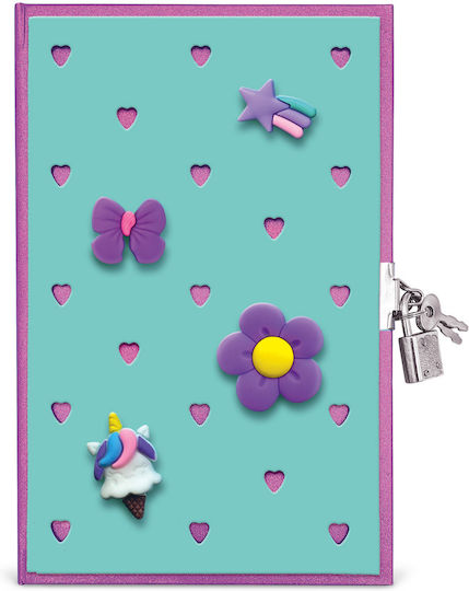 Lebez Carnet 80 Foi cu Lacăt Multicolor