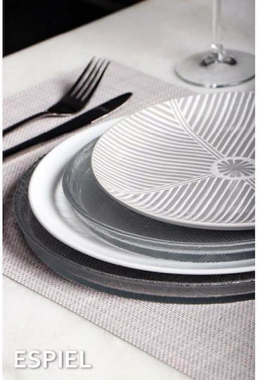 Espiel Lutra Serving Platter Transparent with Diameter 33cm