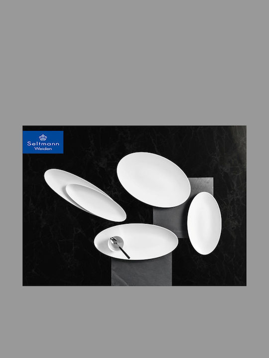 Espiel Seltmann Coup Fine Dining Сервизна Плато от Порцелан Бял 40x25.5бр 1бр