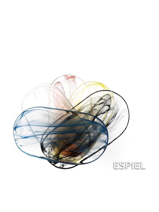 Espiel Atlas Alabaster Сервизна Плато Стъклен Бял 27x14бр 1бр