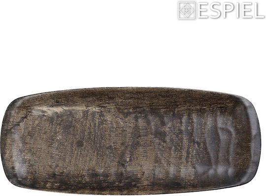 Espiel Pine Serving Platter Rectangular Brown 20.5x8.5cm