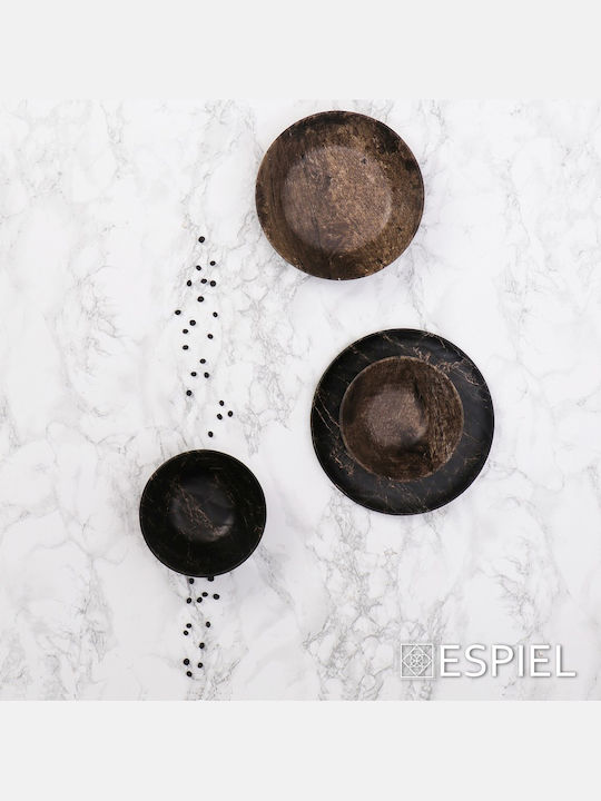 Espiel Black Wood Serving Platter Rectangular Black 20.5x8.5cm