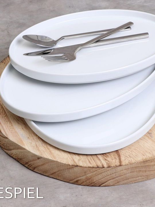 Seltmann Platou de Servire Oval din Porțelan Albă 36x26buc 1buc