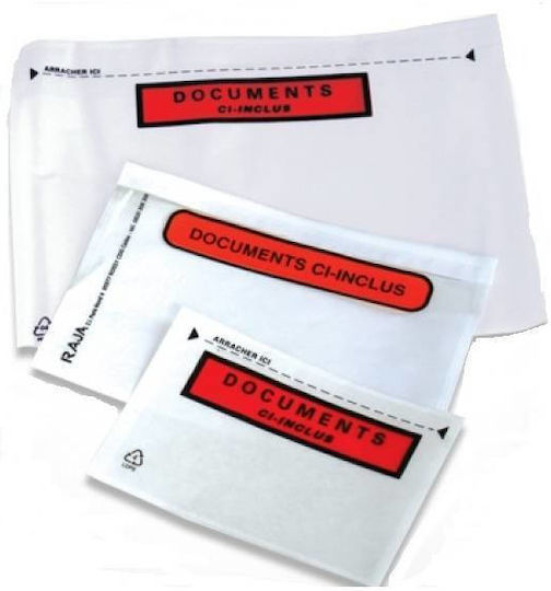 Typotrust Αυτοκόλλητες Πλαστικές Ζελατίνες για Courier Τύπου "Π" C4 250τμχ