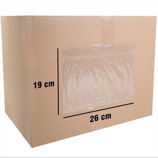 thessPACK Plastic Binder Pockets for Documents 100pcs